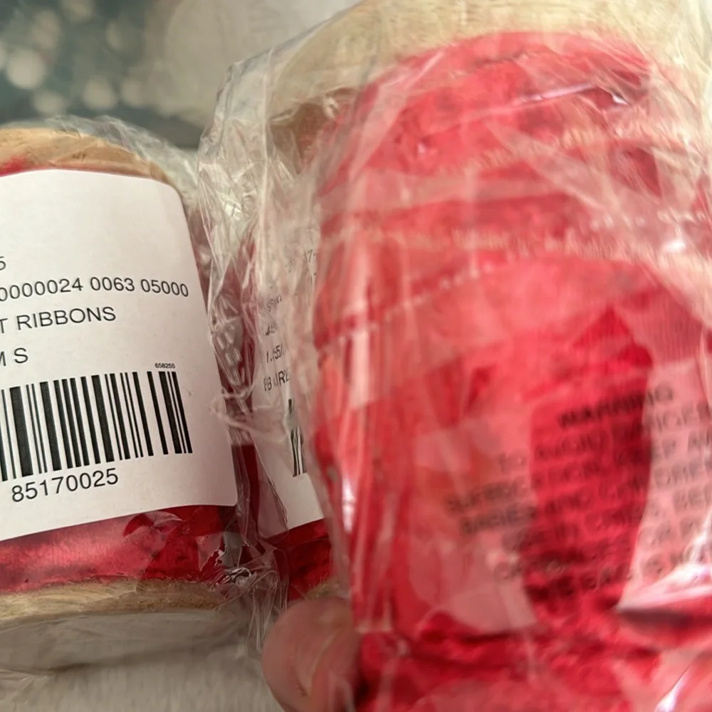Anthropologie Velvet vintage fray ribbon Spool